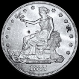 1877-CC Silver Trade Dollar UNCIRCULATED