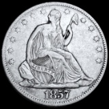 1857-O Seated Liberty Half Dollar CLOSELY UNC