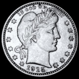 1915-D Barber Silver Quarter CLOSELY UNCIRCULATED