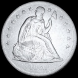 1860-O Seated Liberty Dollar XF