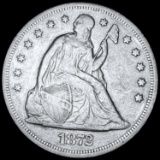 1872 Seated Liberty Dollar LIGHTLY CIRCULATED
