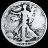 1921-S Walking Half Dollar NICELY CIRCULATED