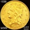 1836 $2.50 Gold Quarter Eagle UNCIRCULATED