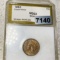 1863 Indian Head Penny PCI - MS 63 BROWN