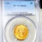 1881 $5 Gold Half Eagle PCGS - MS62