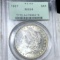 1887 Morgan Silver Dollar PCGS - MS64