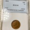 1908-S Indian Head Penny NNC - MS 60 BR