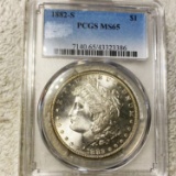 1882-S Morgan Silver Dollar PCGS - MS65