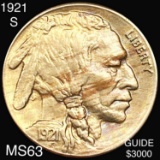 1921-S Buffalo Head Nickel CHOICE BU