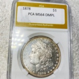 1878 Morgan Silver Dollar PCA - MS 64 DMPL
