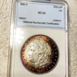 1880-O Morgan Silver Dollar NNC - MS64