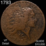 1793 Weath Cent VF DETAIL