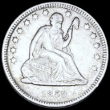 1859-O Seated Liberty Quarter CLOSELY UNC