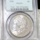 1896 Morgan Silver Dollar PCGS - MS 62 PL