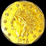 1875 Cal. Octagonal Gold Half Dollar UNCIRCULATED