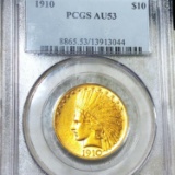 1910 $10 Gold Eagle PCGS - AU53