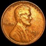 1931-S Lincoln Wheat Penny NEARLY UNC