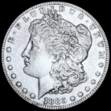 1885-S Morgan Silver Dollar LIGHTLY CIRCULATED