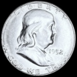 1952-S Franklin Half Dollar UNCIRCULATED