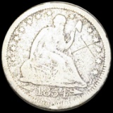 1854 Seated Liberty Quarter NICELY CIRCULATED