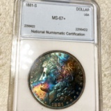 1881-S Morgan Silver Dollar NNC - MS67+