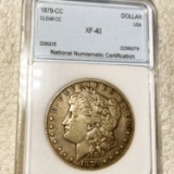 1879-CC Morgan Silver Dollar NNC - XF40 CLEAR CC