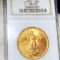 1927 $20 Gold Double Eagle NGC - MS65