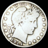 1914 Barber Silver Half Dollar NICELY CIRCULATED