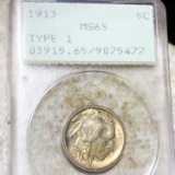 1913 TY1 Buffalo Head Nickel PCGS - MS65