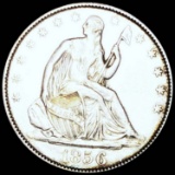 1856 Seated Liberty Half Dollar CLOSELY UNC