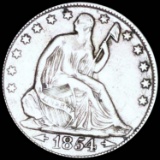 1854-O Seated Liberty Half Dollar LIGHT CIRC