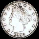 1893 Liberty Victory Nickel CLOSELY UNC