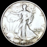 1917-D Walking Liberty Half Dollar CLOSELY UNC