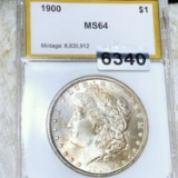 1900 Morgan Silver Dollar PCI - MS64