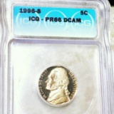 1996-S Jefferson Nickel ICG - PR 66 DCAM