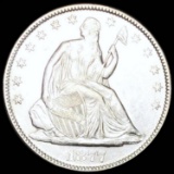 1877 Seated Liberty Half Dollar UNCIRCULATED