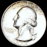 1936-D Washington Silver Quarter UNCIRCULATED
