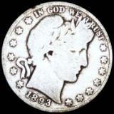 1893-S Barber Silver Half Dollar NICELY CIRCULATED