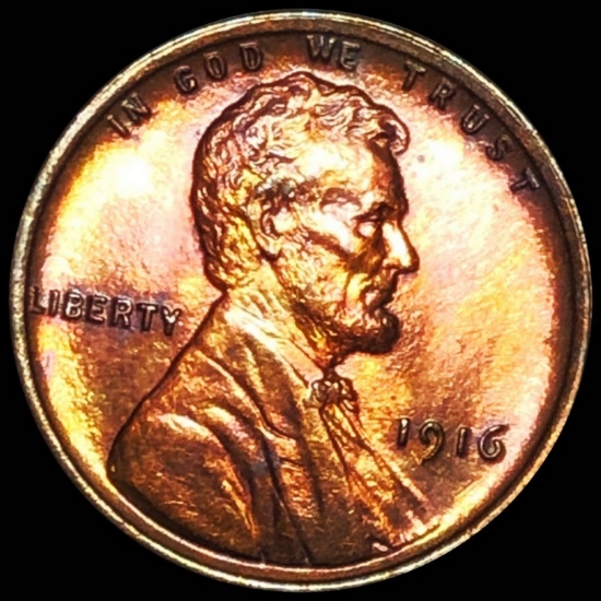 1916 Lincoln Wheat Penny UNC RED