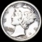 1916-S Mercury Silver Dime ABOUT UNC