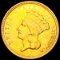 1854 $3 Gold Dollar UNCIRCULATED
