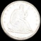 1858 Seated Silver Dollar