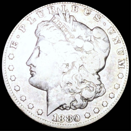 1880-CC REV 78 Morgan Silver Dollar LIGHT CIRC