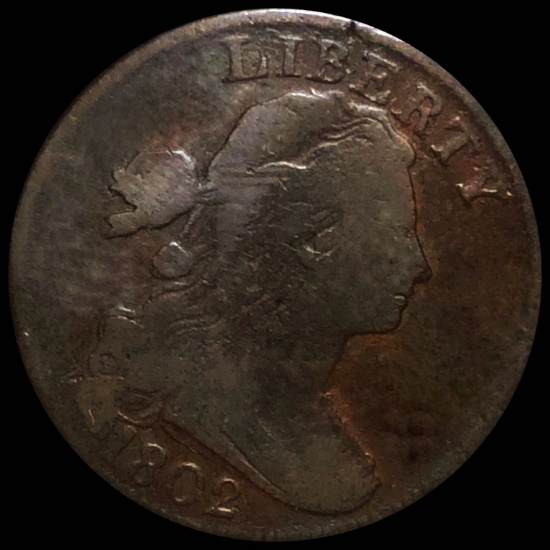 1802 Draped Bust Cent LIGHTLY CIRCULATED