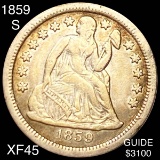 1859-S Seated Liberty Dime LIGHTLY CIRCULATED