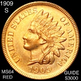 1909-S Indian Head Cent UNCIRCULATED RED