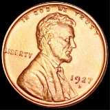 1927-D Lincoln Wheat Penny UNC RED