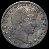 1912-S Barber Silver Quarter LIGHTLY CIRCULATED
