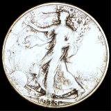 1938-D Walking Half Dollar