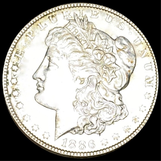 1886 Morgan Silver Dollar CLOSELY UNC